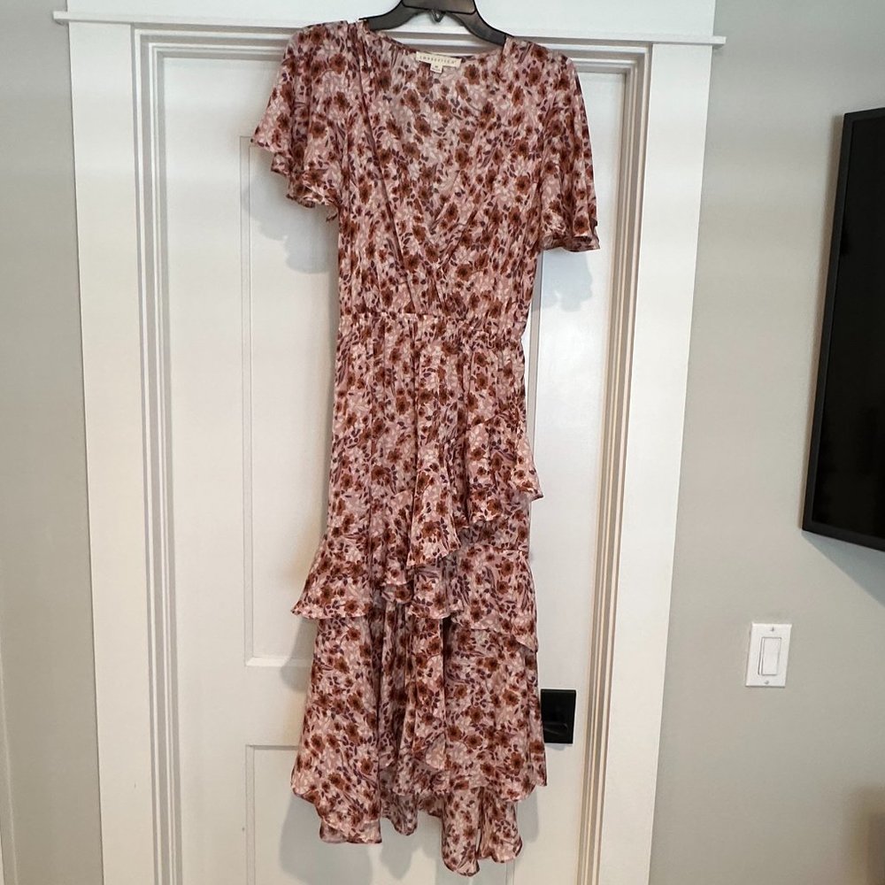 Pink flowered flowy dressn by Lovestich